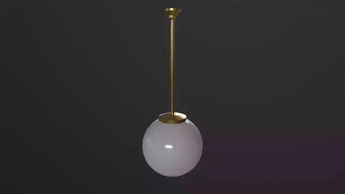 Old Ball Lamp 3D Model