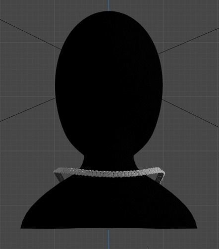 Three-Dimensional Elegance at your fingertips cuban chain Low-poly 3D model_2