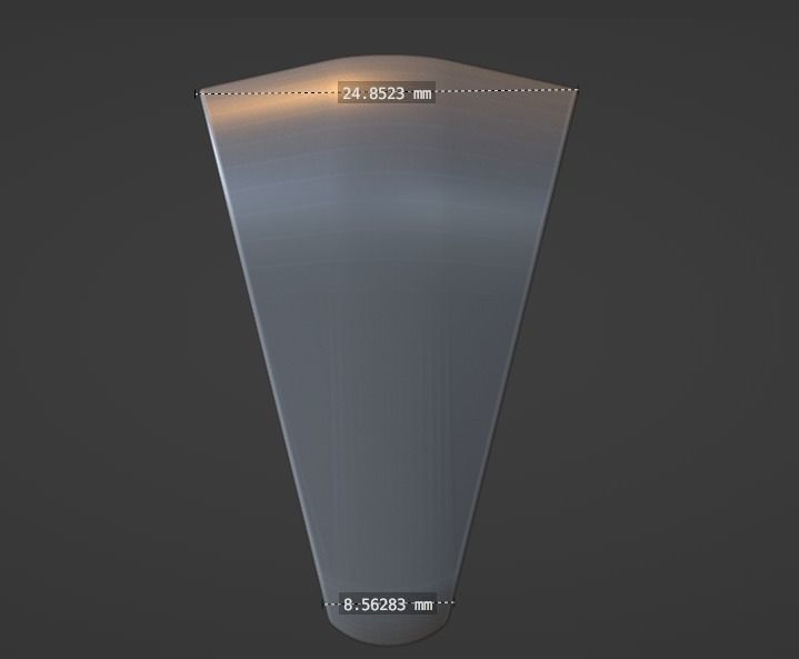 extra large pendant bail xxl 3D print model_3