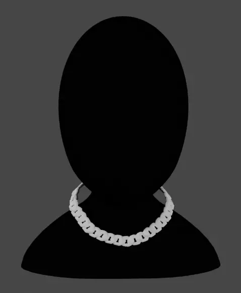 Explore the Future of Style with Our Cuban Chains Low-poly 3D model_0