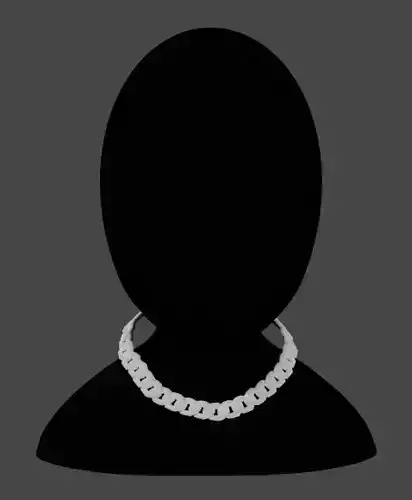 Explore the Future of Style with Our Cuban Chains Low-poly 3D model