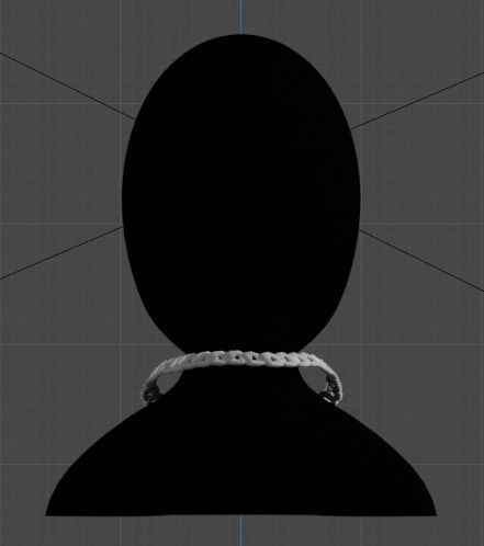 Explore the Future of Style with Our Cuban Chains Low-poly 3D model_2