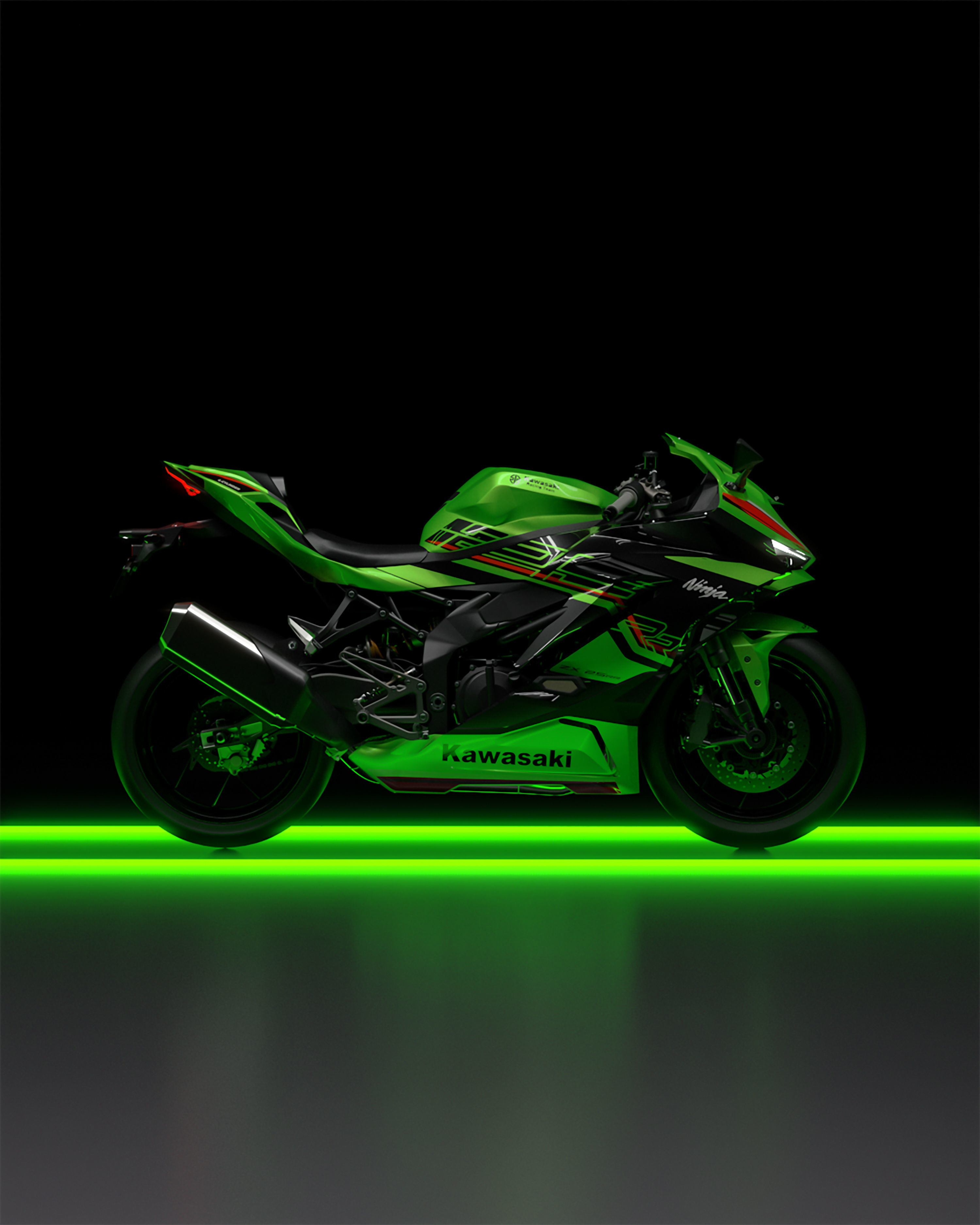 Kawasaki Ninja ZX 25 400 RR 3D model_17