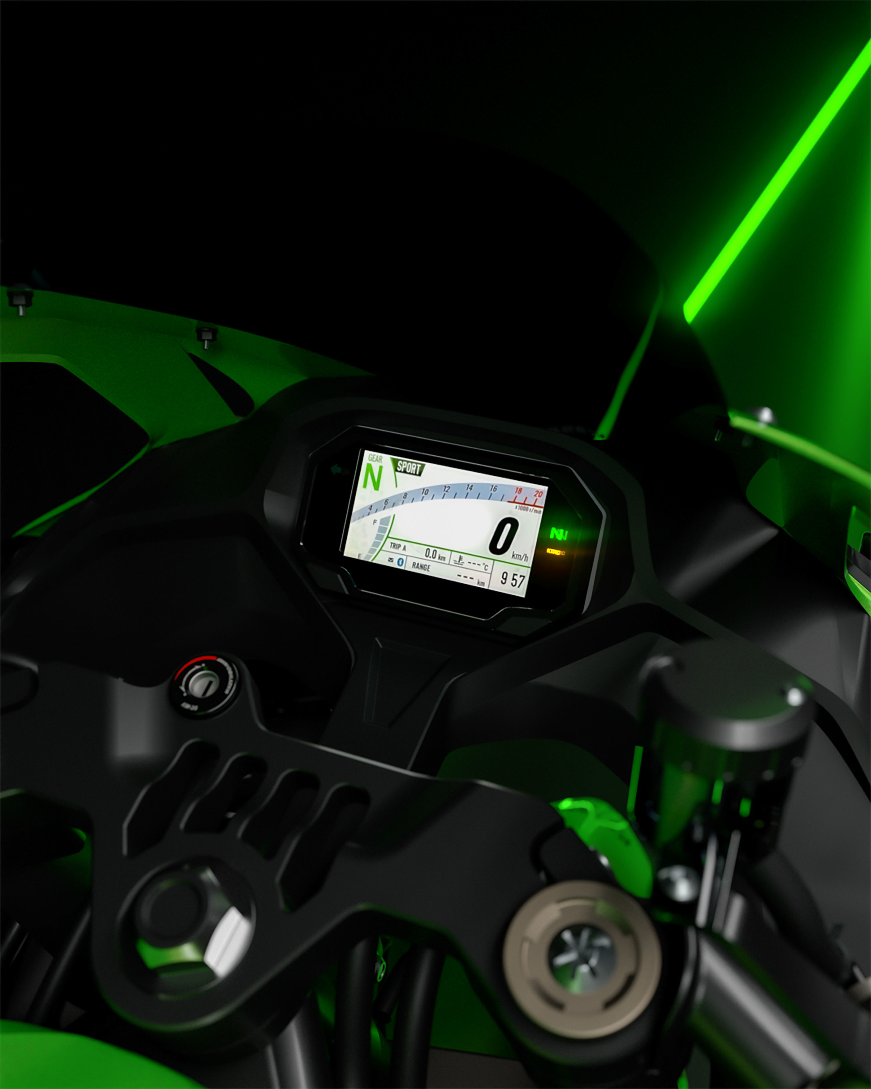 Kawasaki Ninja ZX 25 400 RR 3D model_2