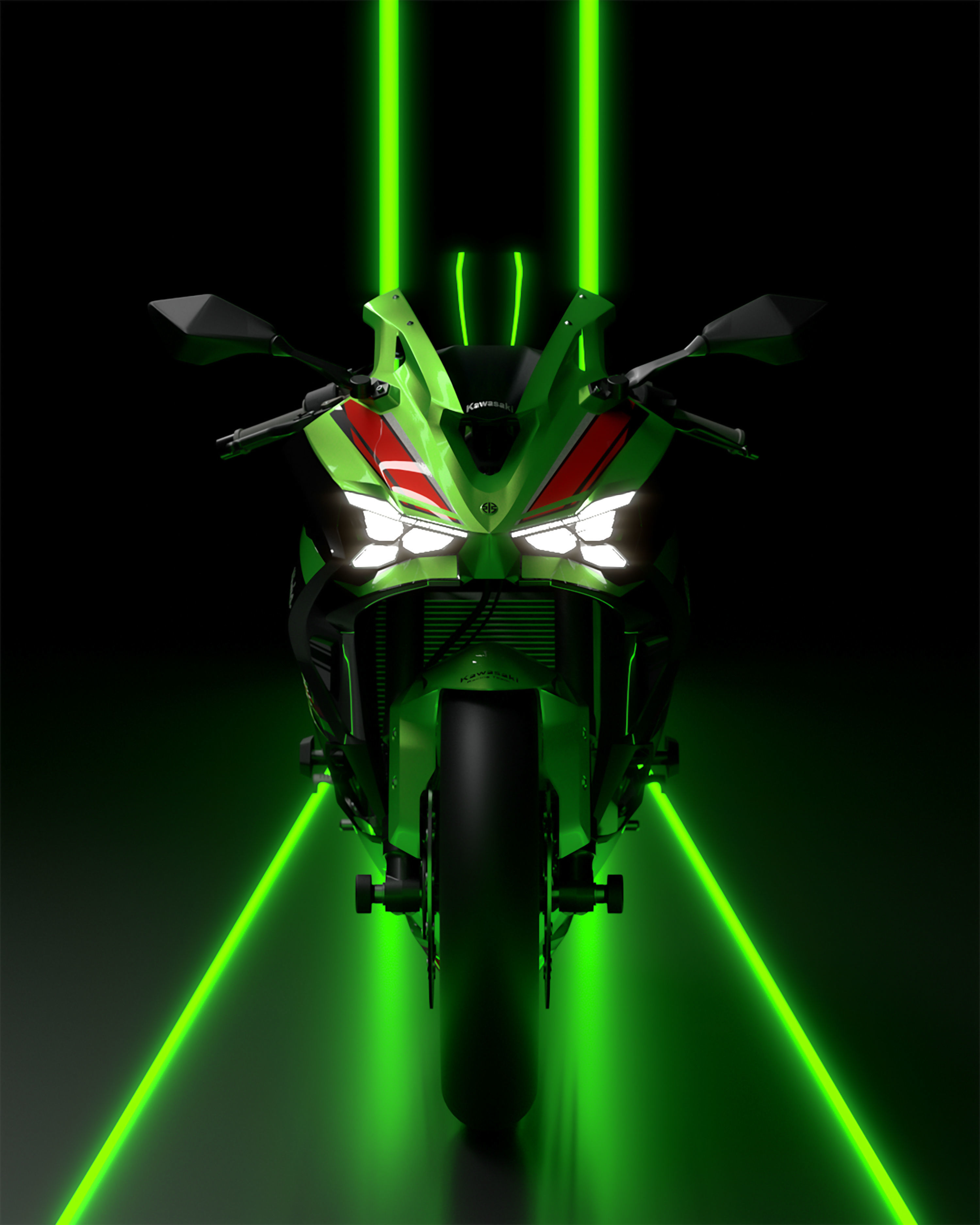 Kawasaki Ninja ZX 25 400 RR 3D model_20