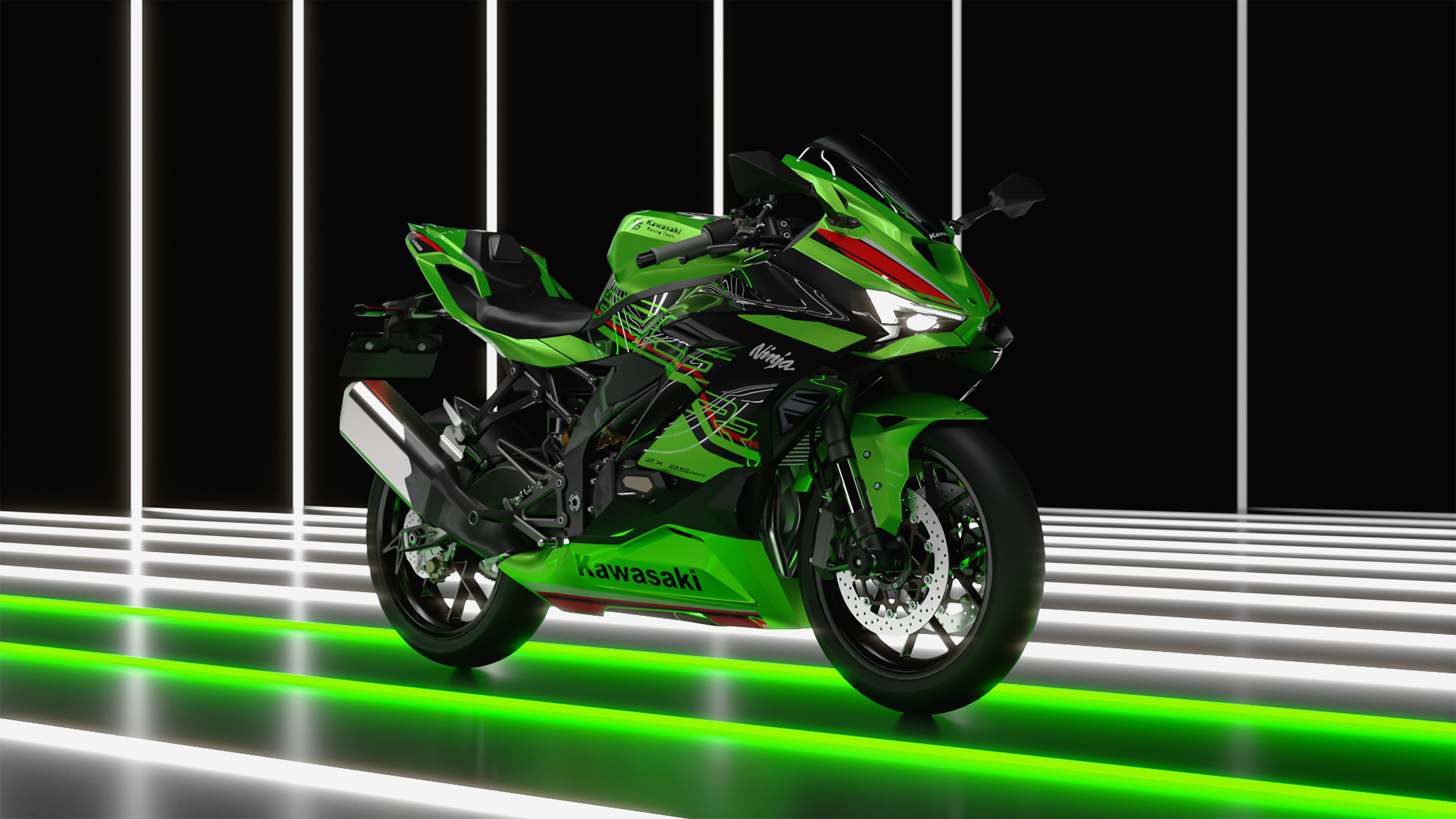 Kawasaki Ninja ZX 25 400 RR 3D model_10