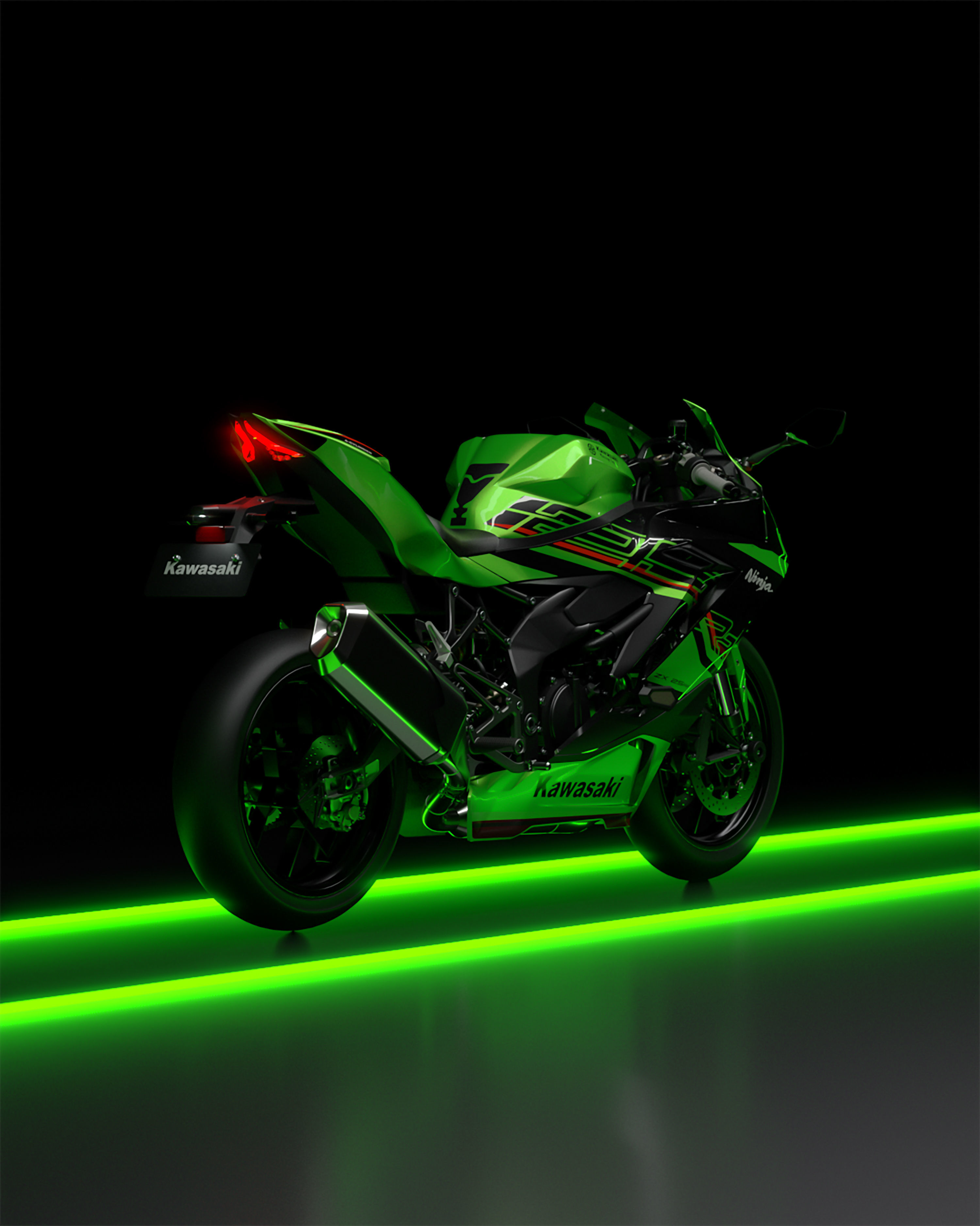 Kawasaki Ninja ZX 25 400 RR 3D model_12