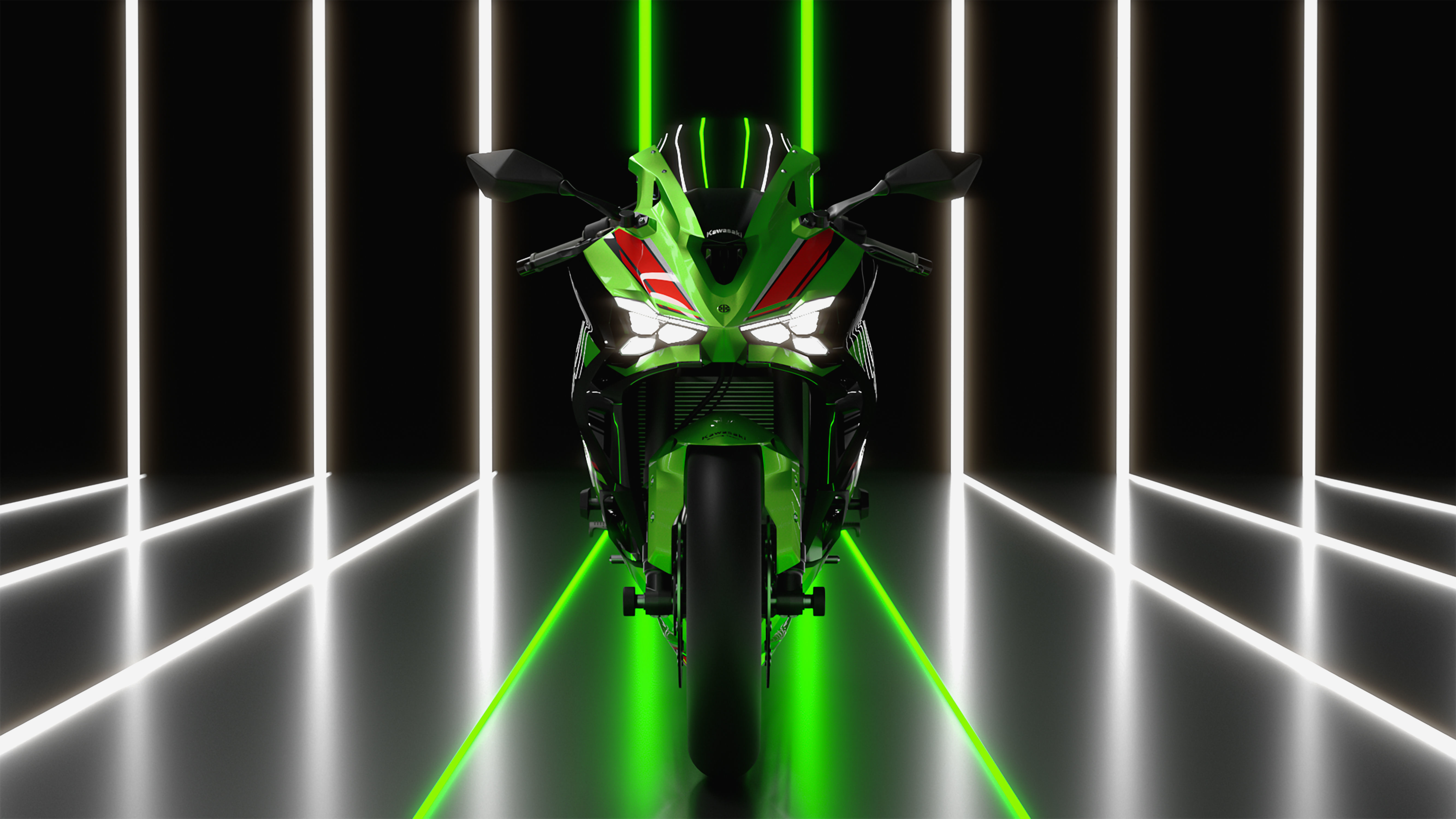 Kawasaki Ninja ZX 25 400 RR 3D model_24