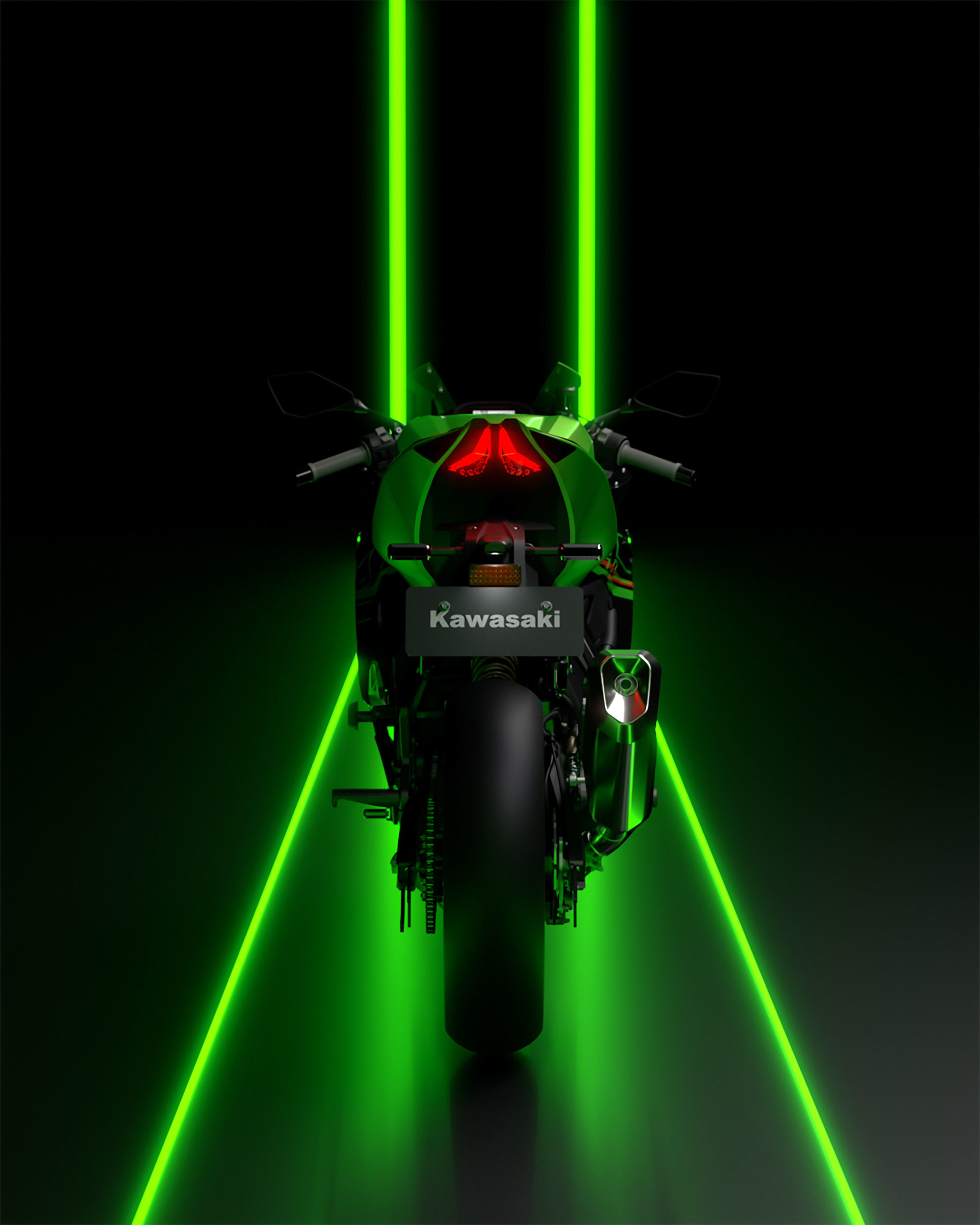 Kawasaki Ninja ZX 25 400 RR 3D model_23