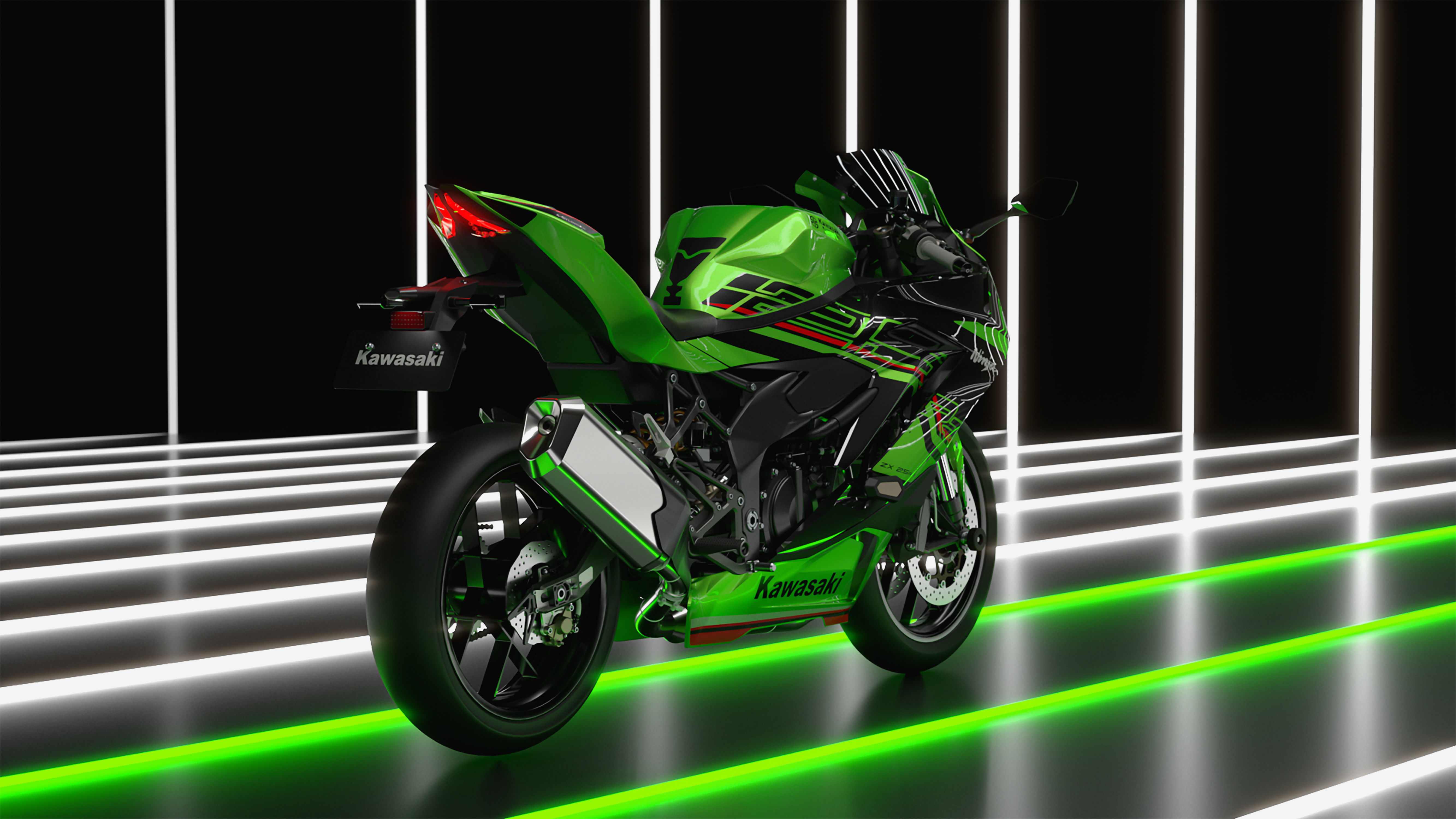 Kawasaki Ninja ZX 25 400 RR 3D model_22