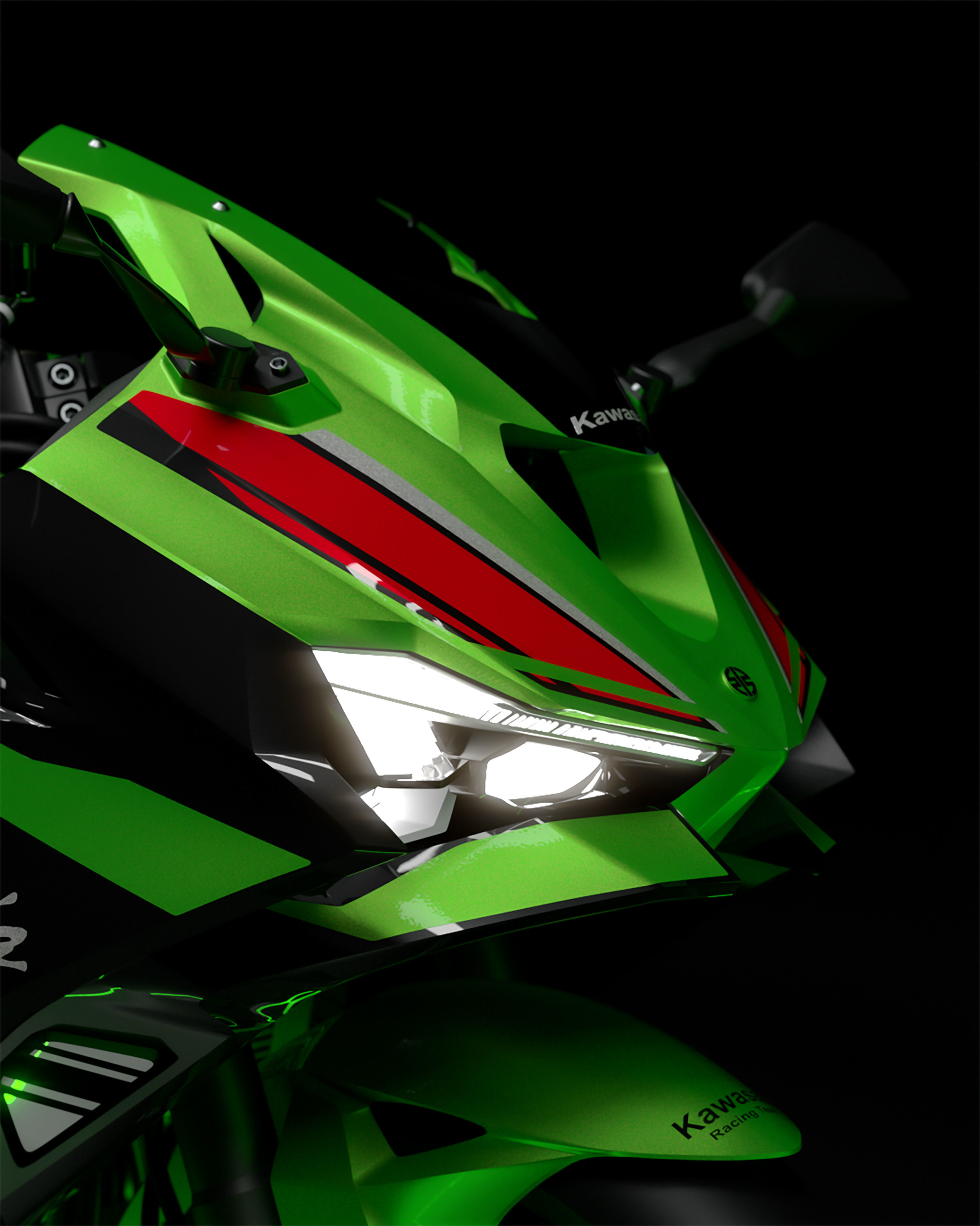 Kawasaki Ninja ZX 25 400 RR 3D model_25