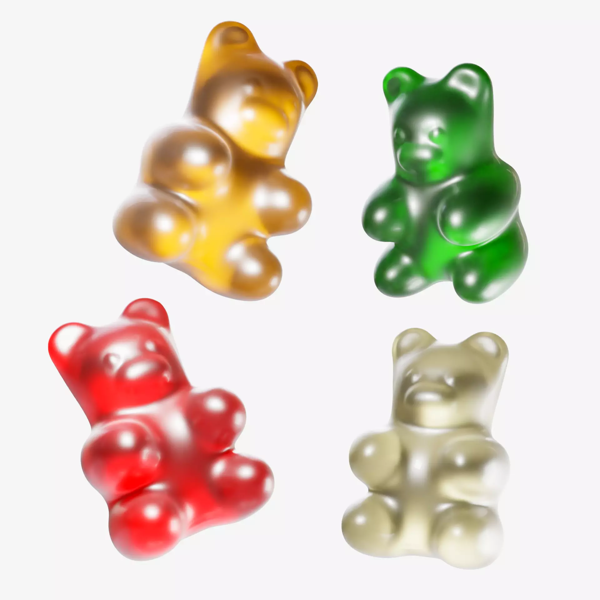 Gummy Bears 3D model_0