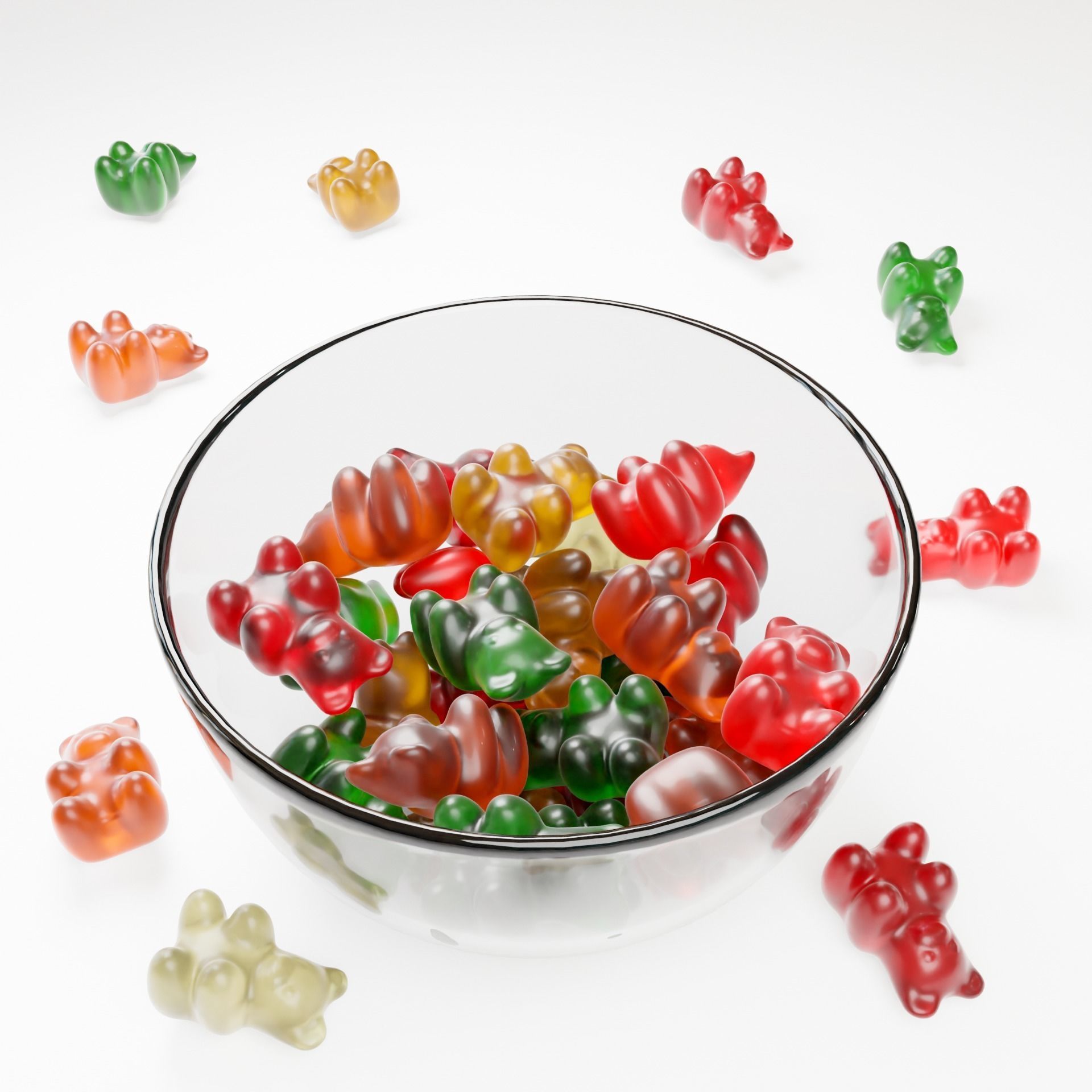 Gummy Bears 3D model_2