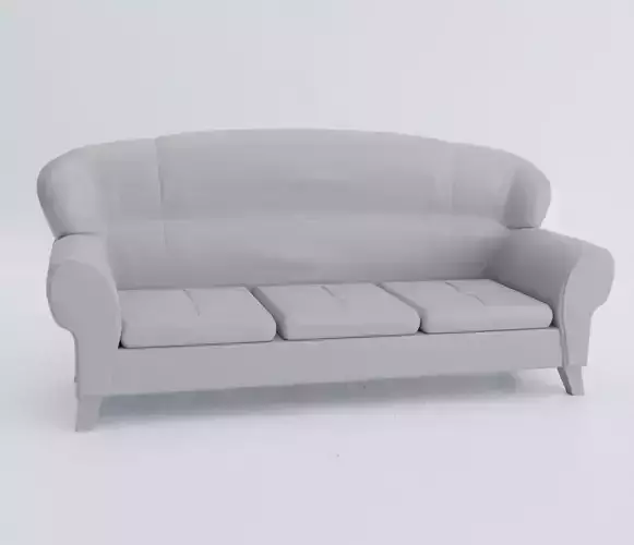 Stylized sofa
