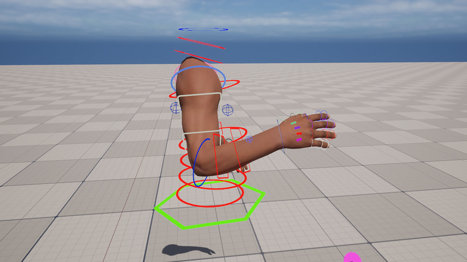 FPS Arms 02 Low-poly 3D model_15