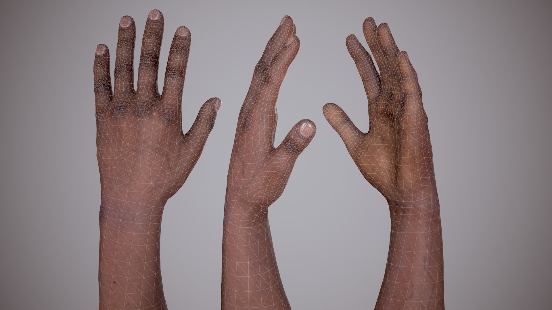 FPS Arms 02 Low-poly 3D model_17