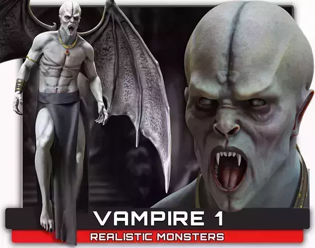 Count Dracula Vampire - Realism Monsters Fantasy Horror Boss 15 Low-poly 3D model