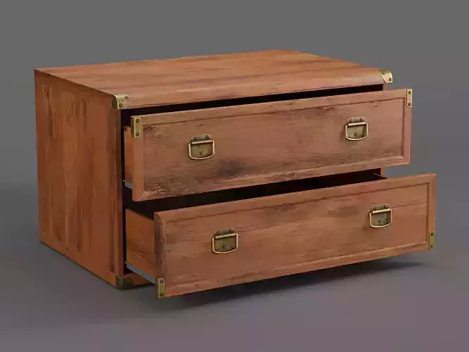 Indiana TV Stand 02 3D model