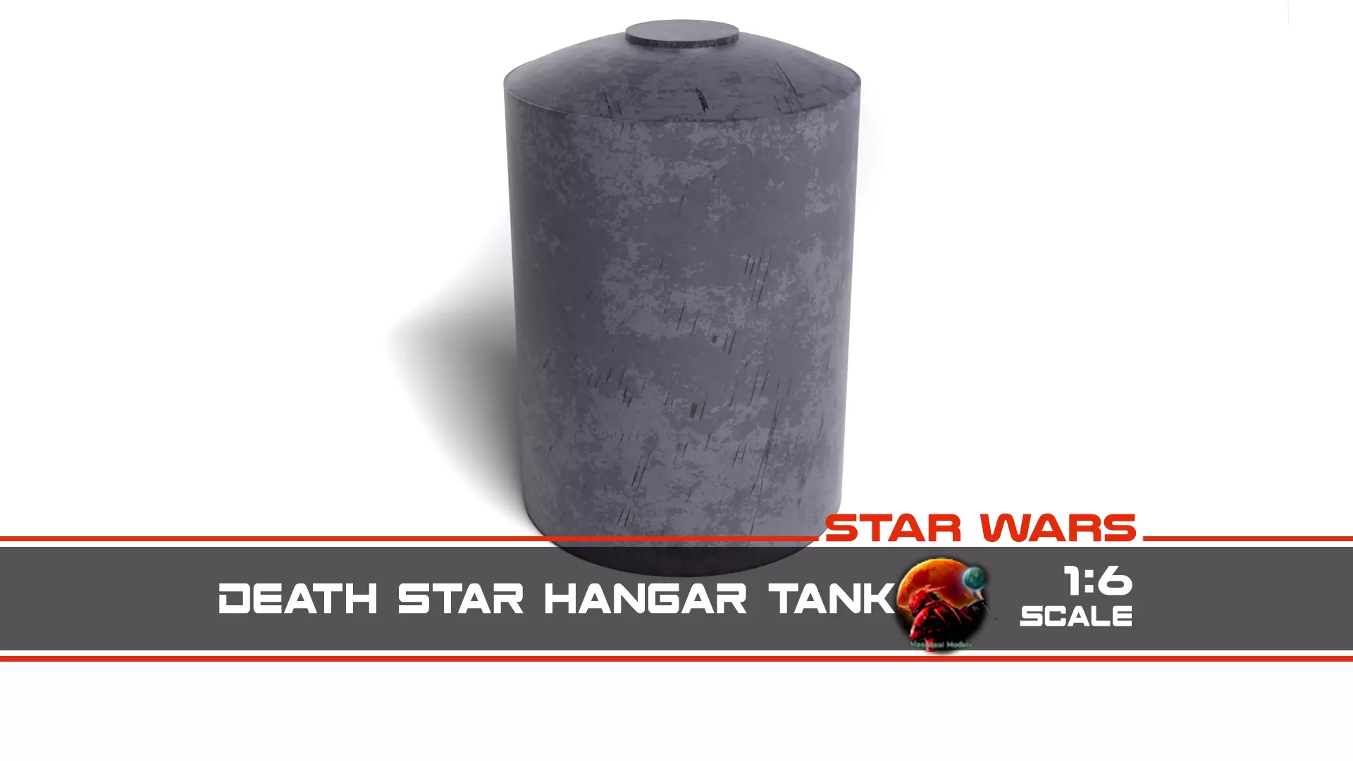 Death Star Hangar Tank 1-6 scale Hottoys  Free 3D print model_0