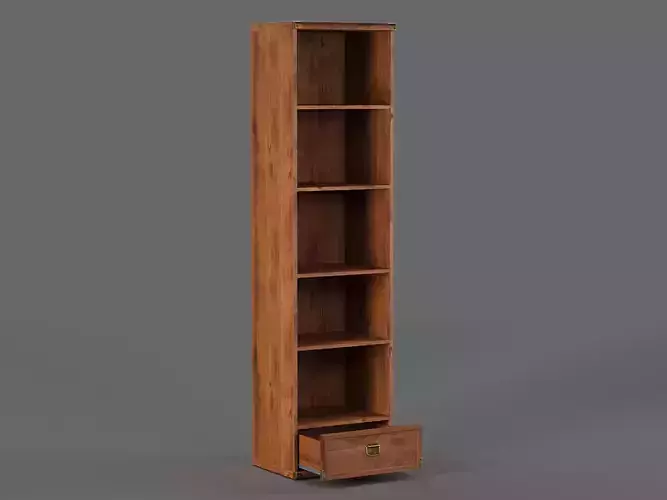 Indiana Bookcase 01 3D model
