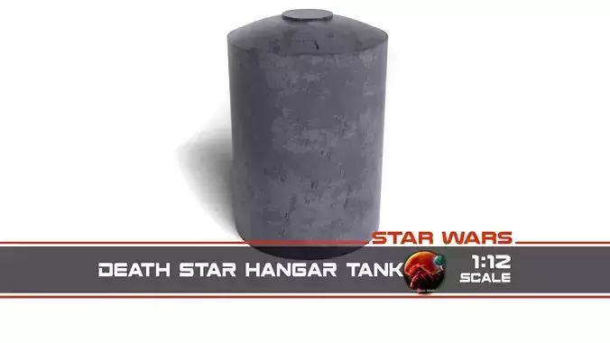 Death Star Hangar Tank 1-12 scale Blackseries  Free 3D print model