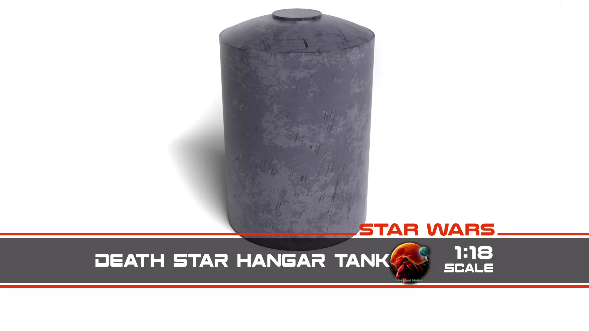 Death Star Hangar Tank 1-18 scale Kenner Hasbro Free 3D print model_0