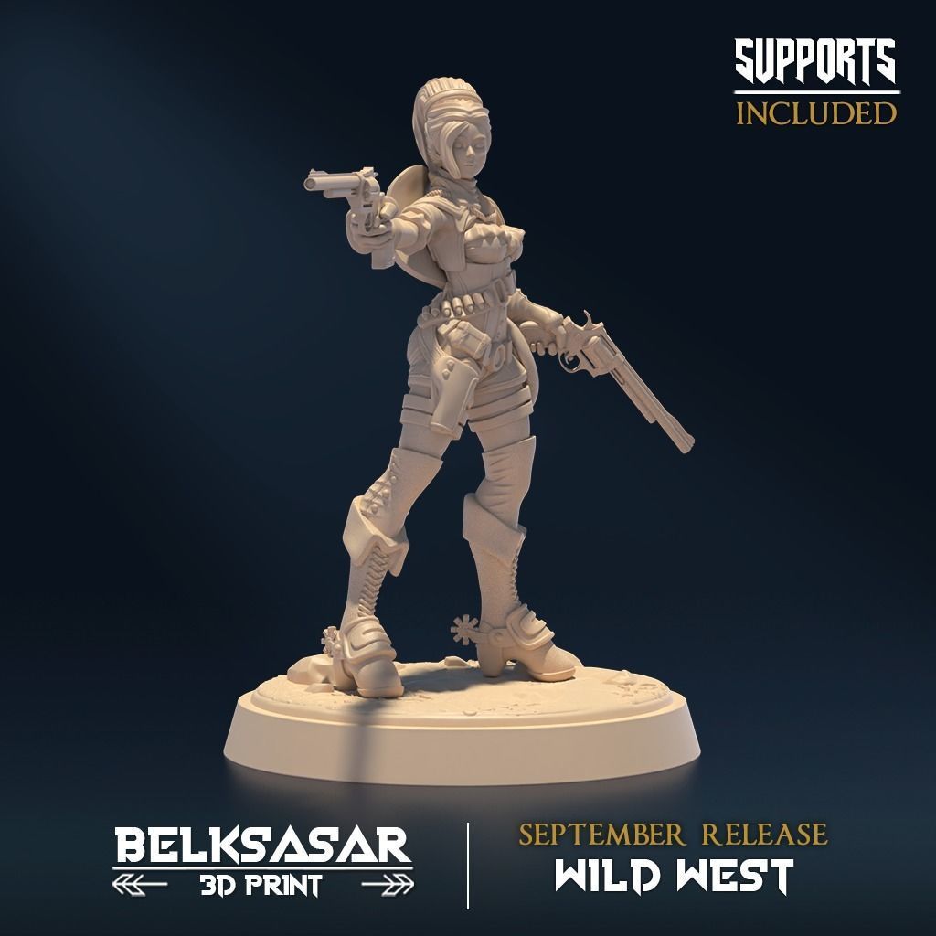 Gunslinger D 3D print model_2