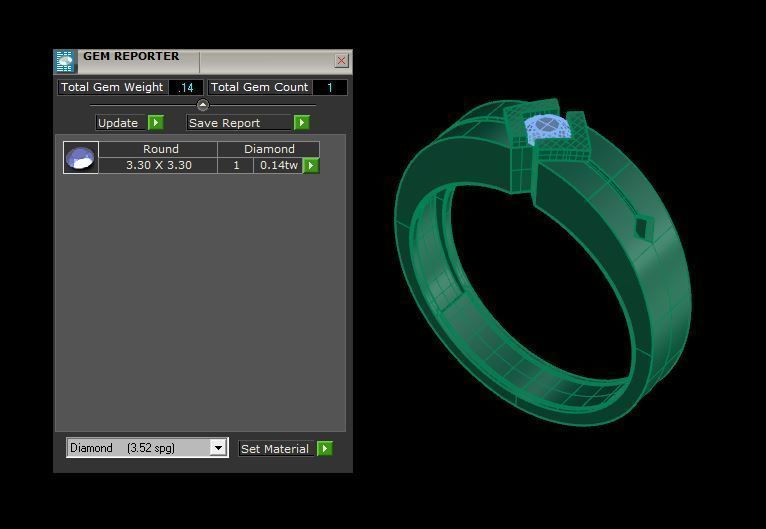 man ring 3D print model_17