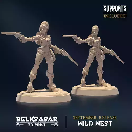 Gunslinger D Nude and Normal