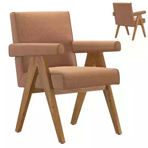 JAKOB FABRIC DINING ARMCHAIR