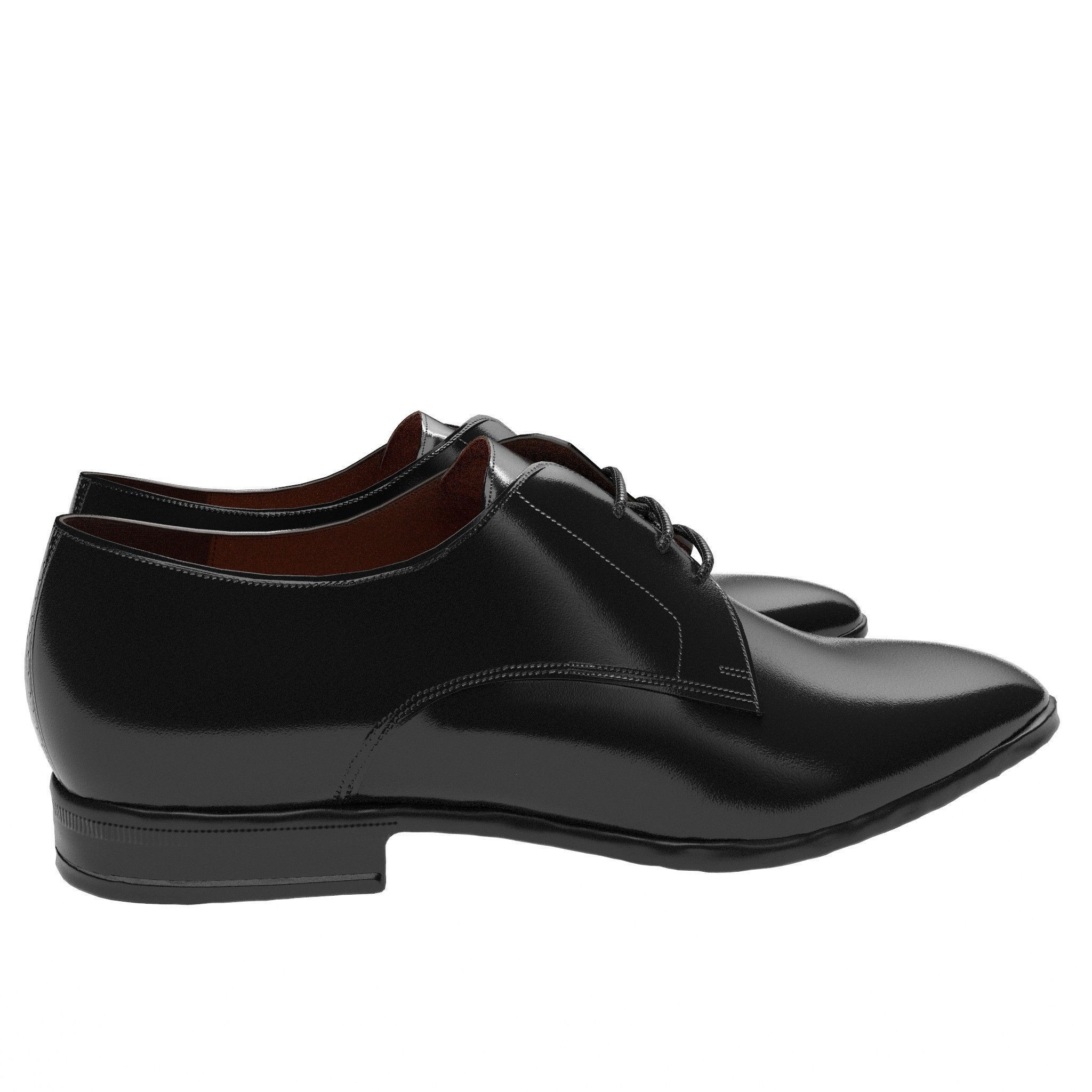 Formula Shoe Low-poly 3D model_8