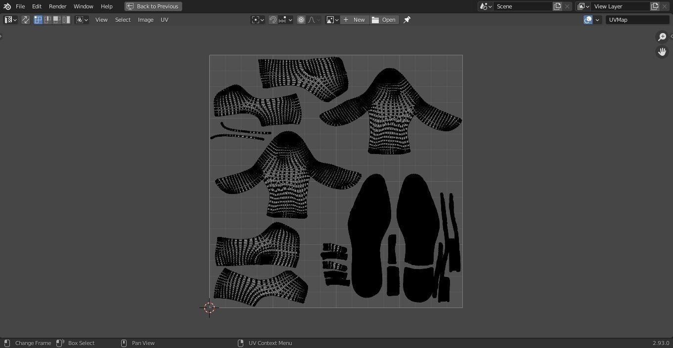 Formula Shoe Low-poly 3D model_14