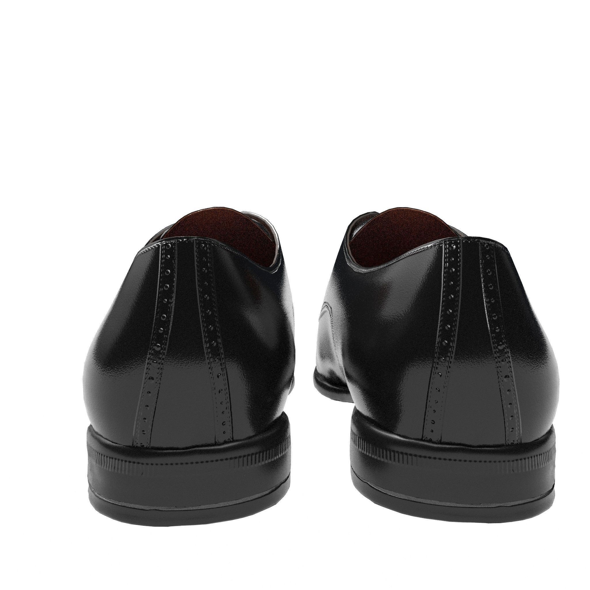 Formula Shoe Low-poly 3D model_6