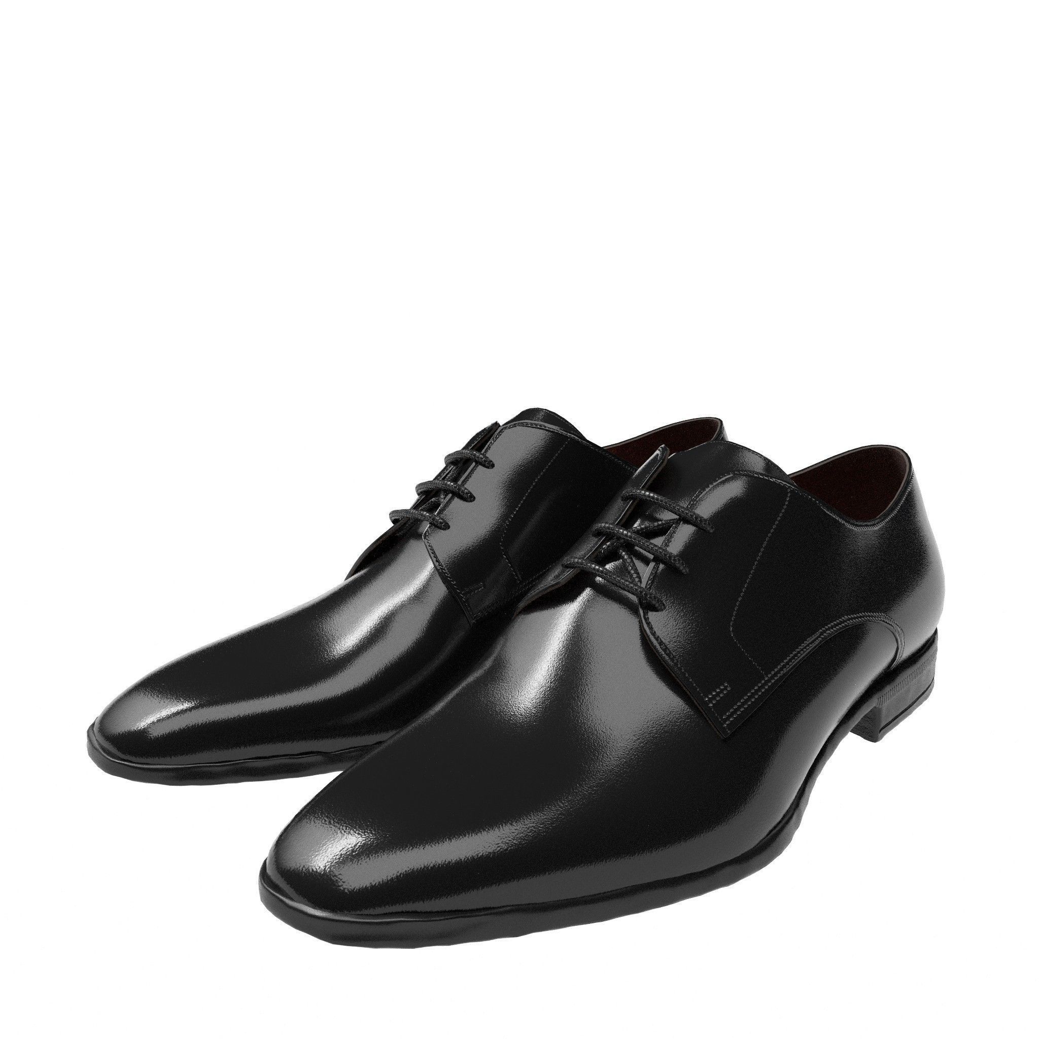 Formula Shoe Low-poly 3D model_3