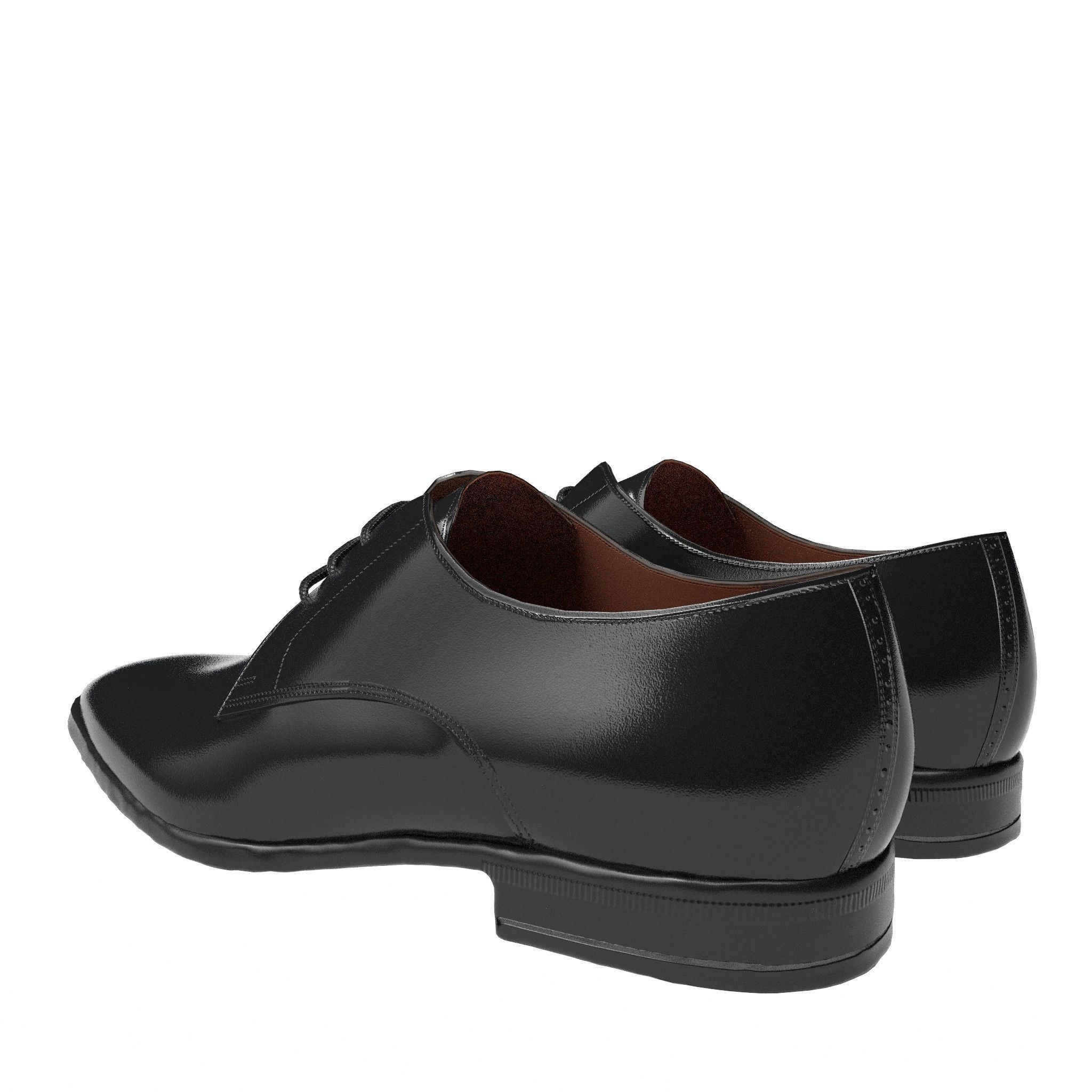 Formula Shoe Low-poly 3D model_5