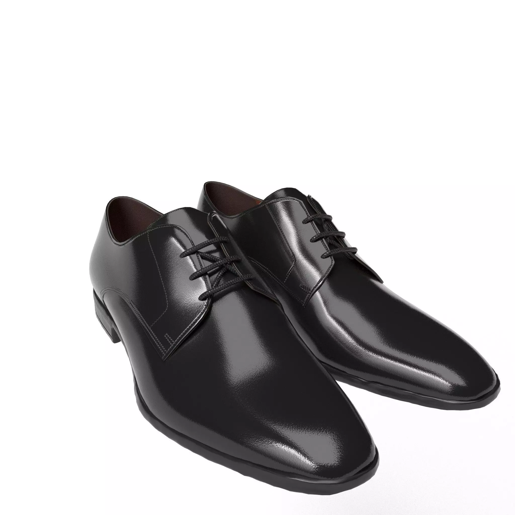 Formula Shoe Low-poly 3D model_0