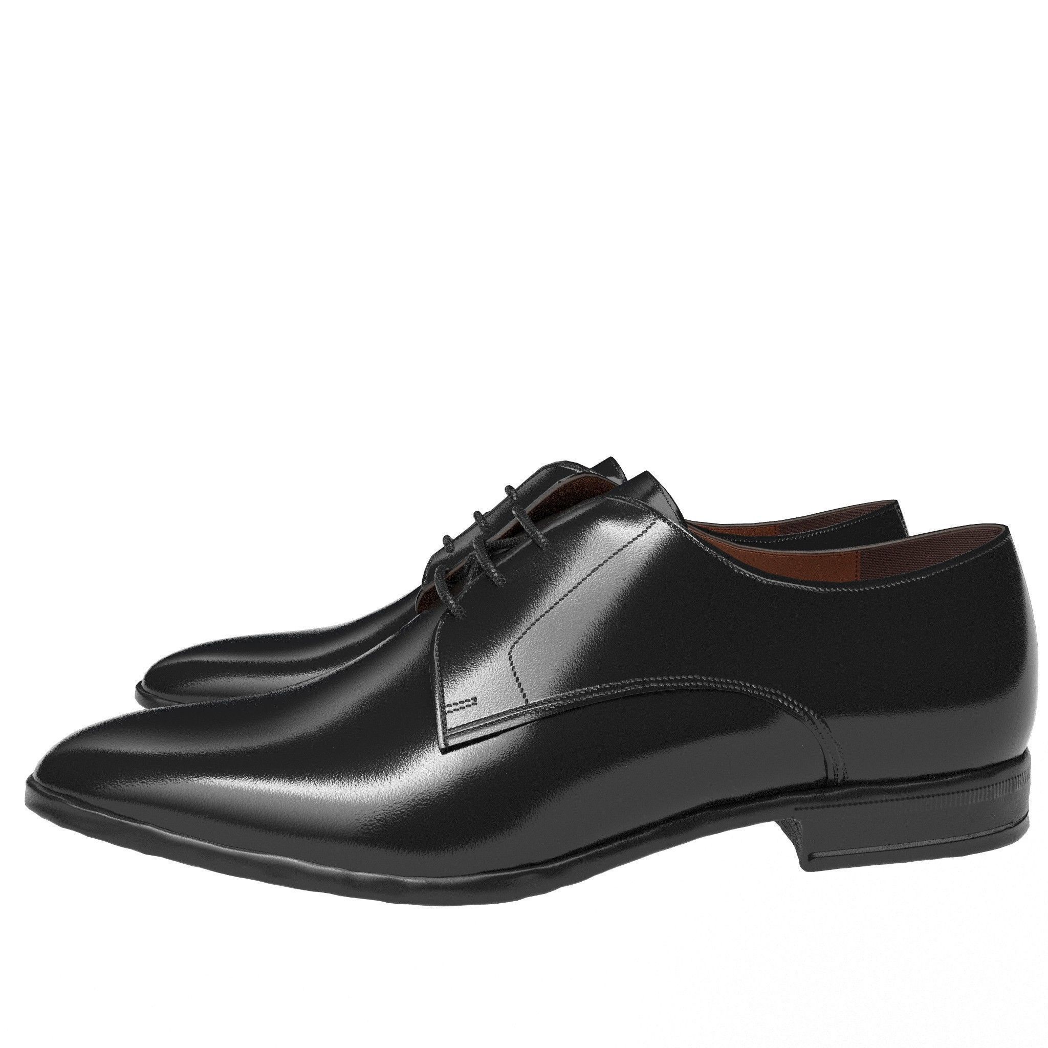 Formula Shoe Low-poly 3D model_4