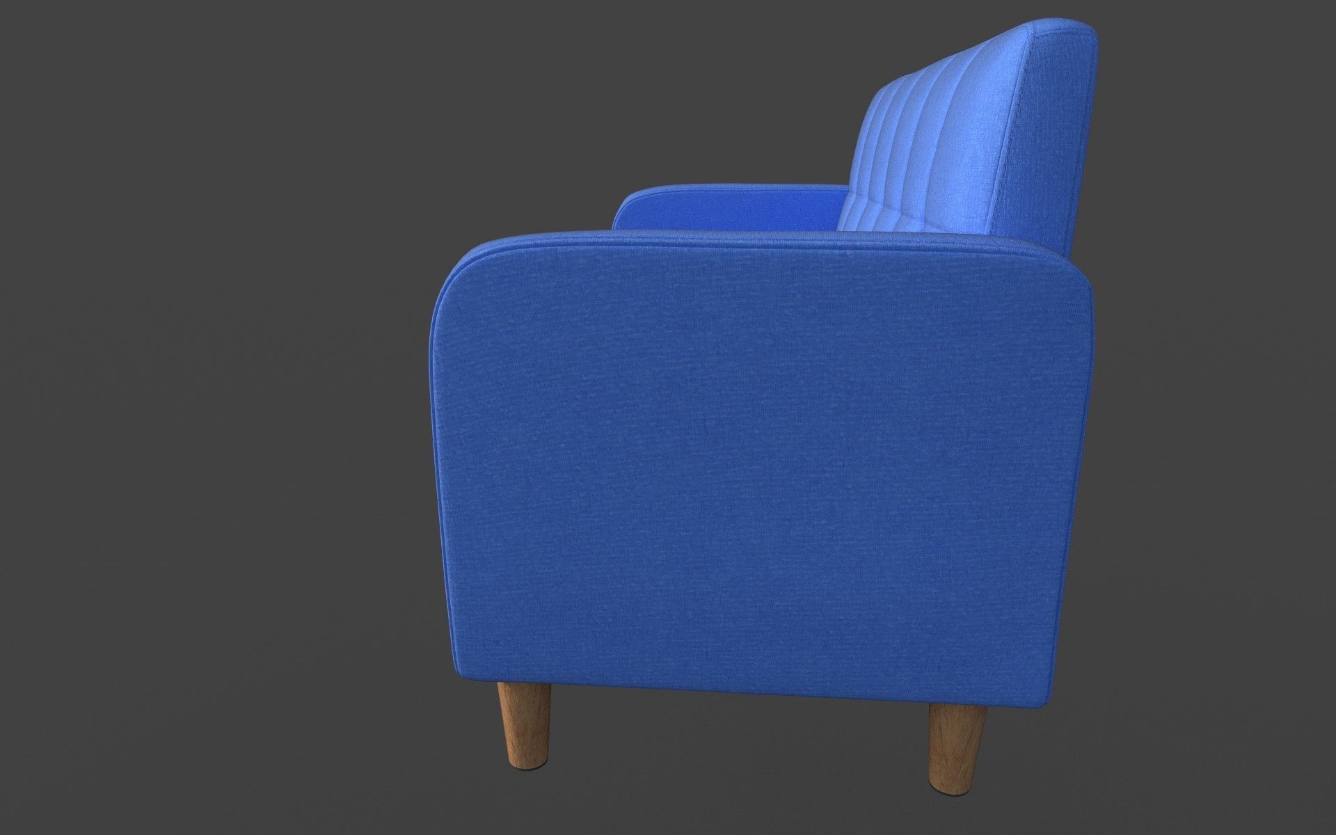 Sofa3d Low-poly 3D model_3