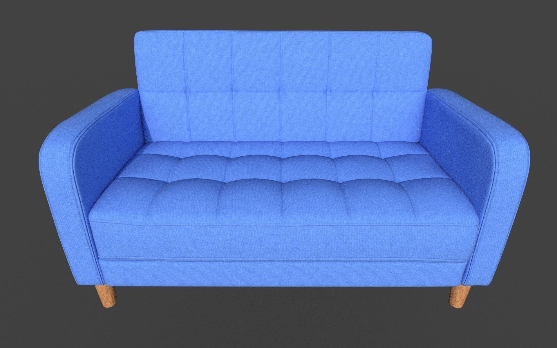 Sofa3d Low-poly 3D model_1