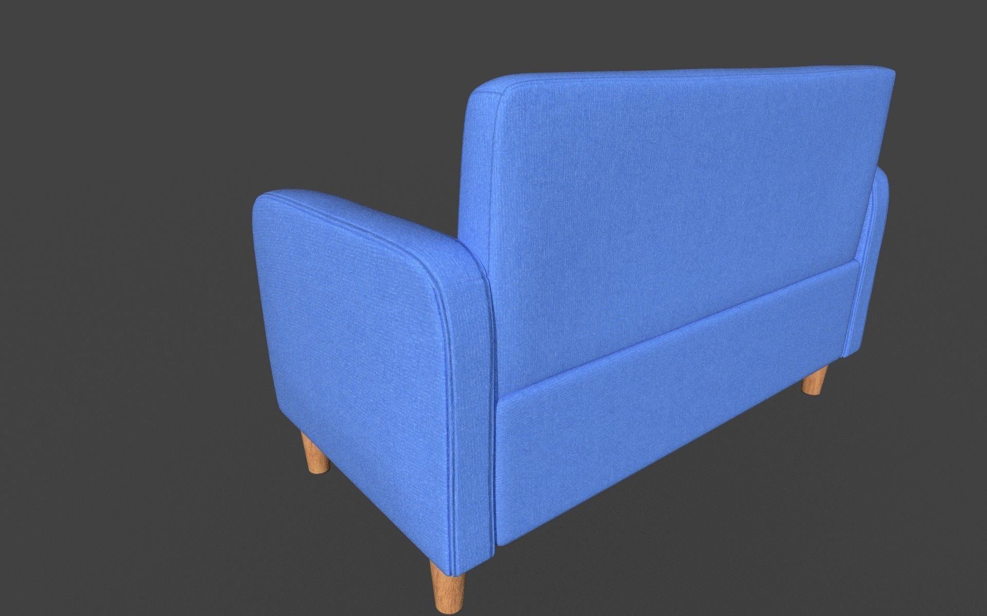 Sofa3d Low-poly 3D model_4