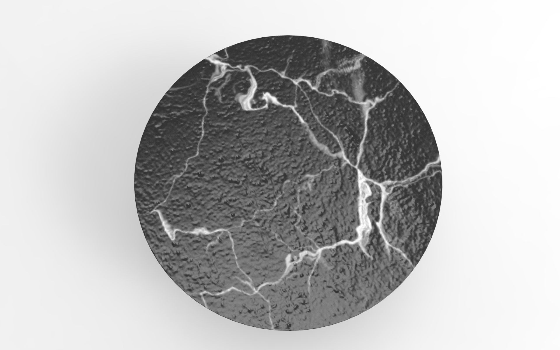 Zimptra Coffee Table Low-poly 3D model_3