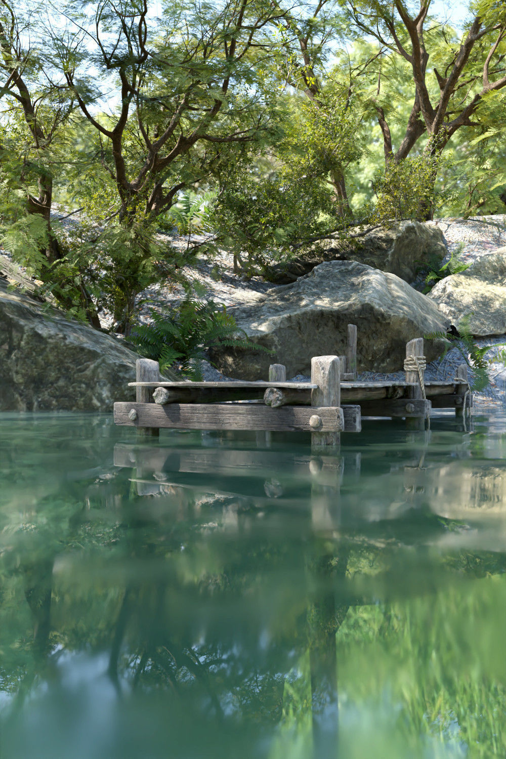 Underwater Maker Low-poly 3D model_10