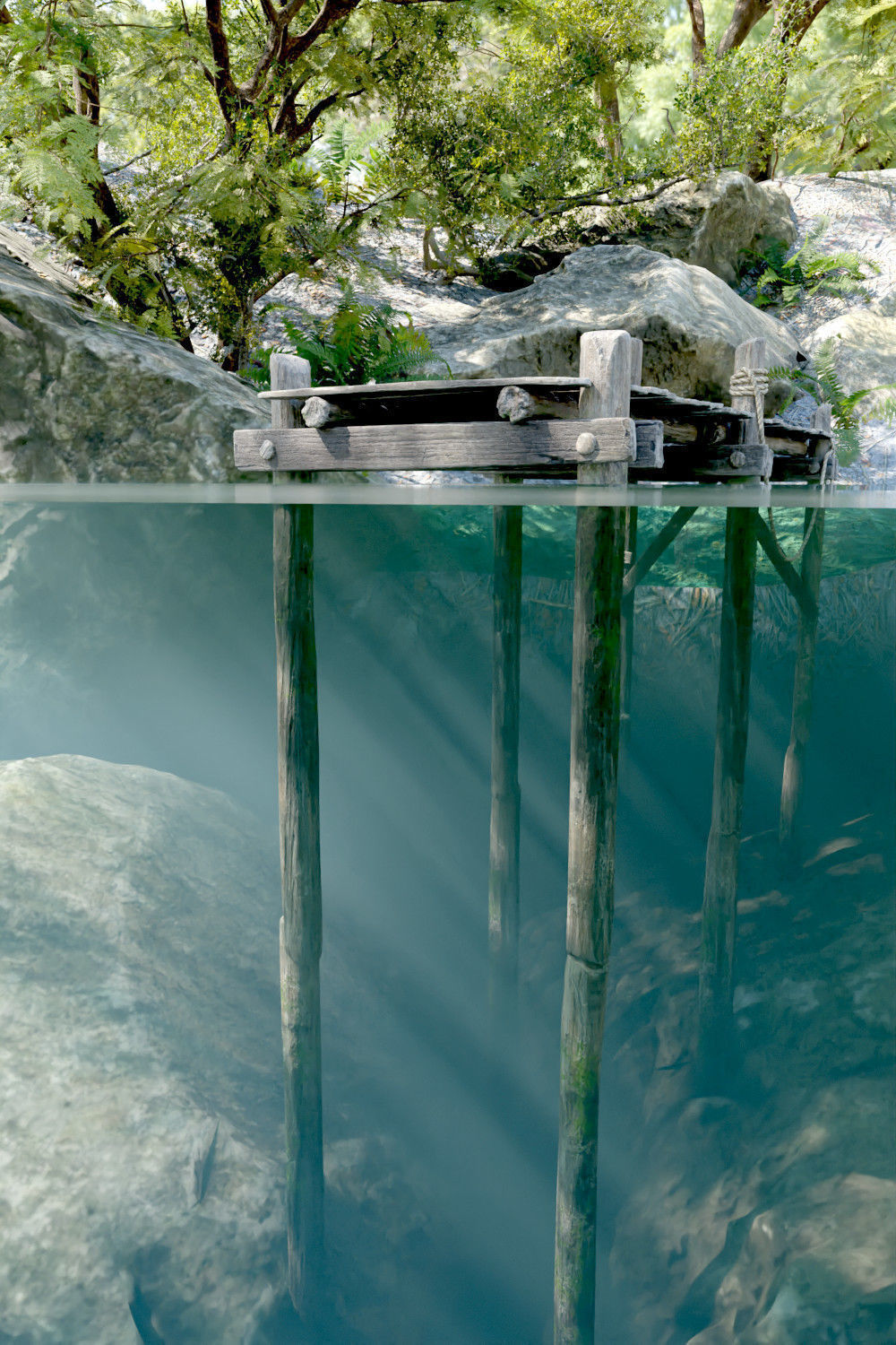 Underwater Maker Low-poly 3D model_11