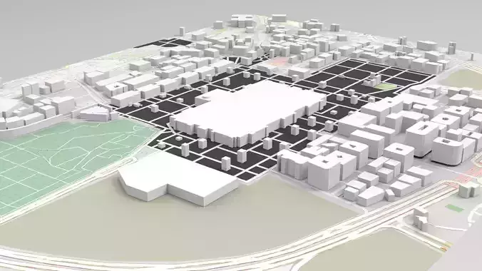 Cityscape Medina Saudi Arabia 3D model