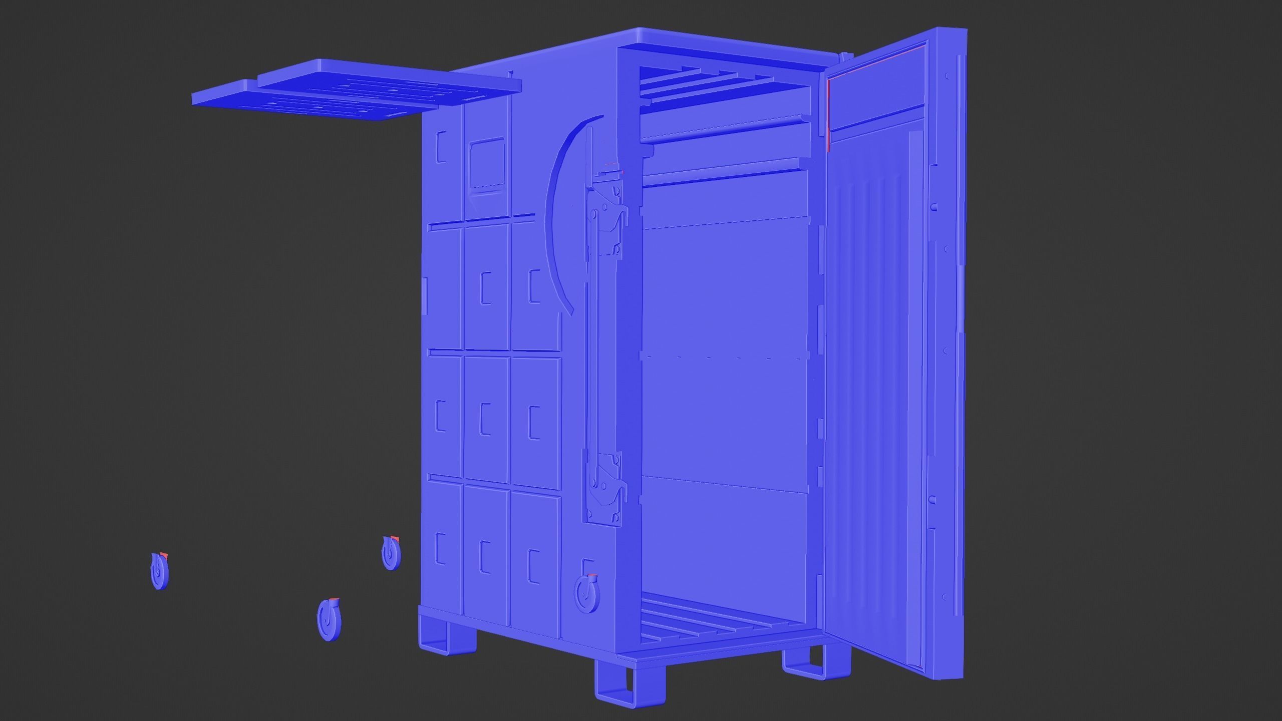 Insulated Container - ROLL 900 3D model_12