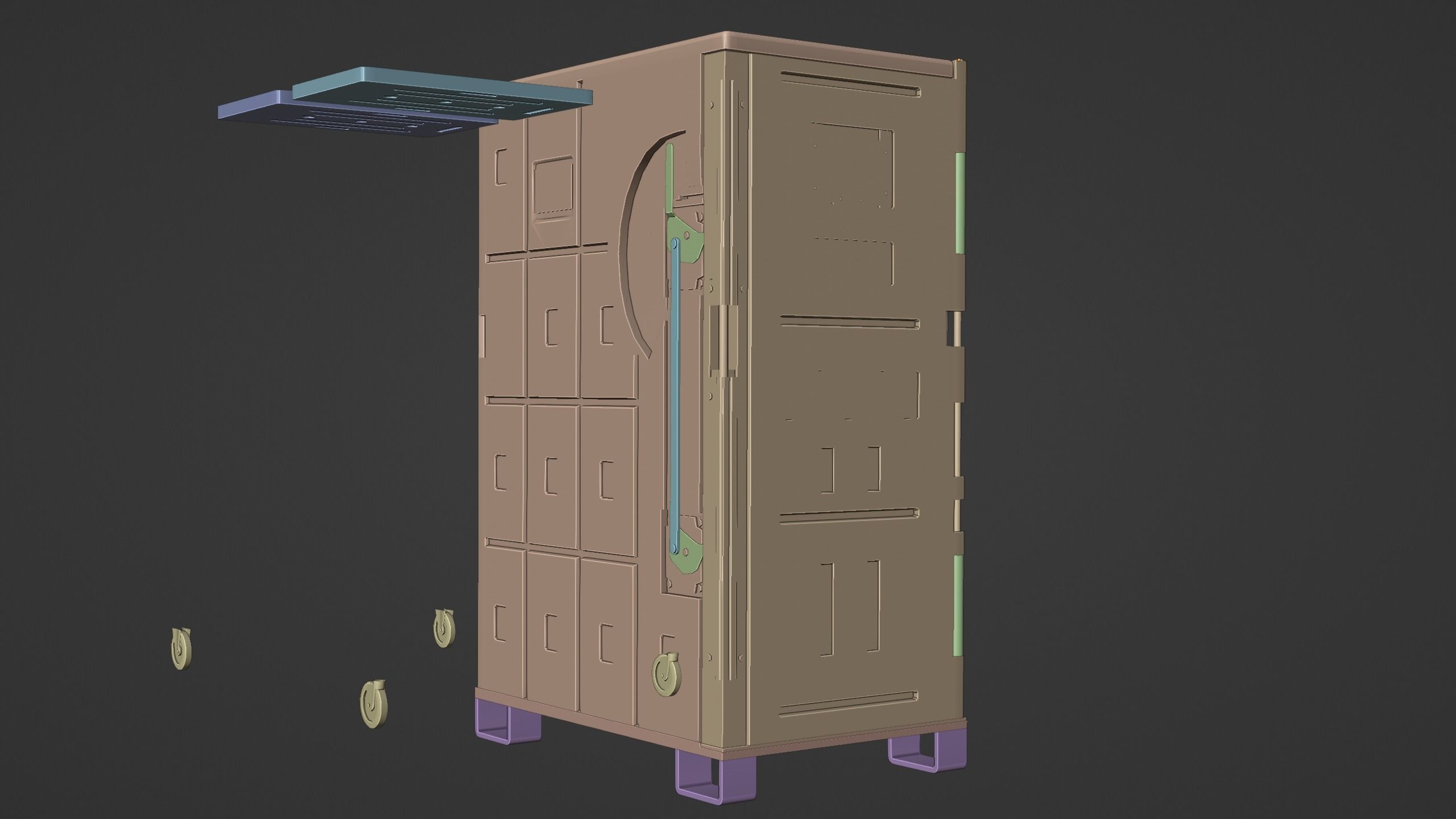Insulated Container - ROLL 900 3D model_15