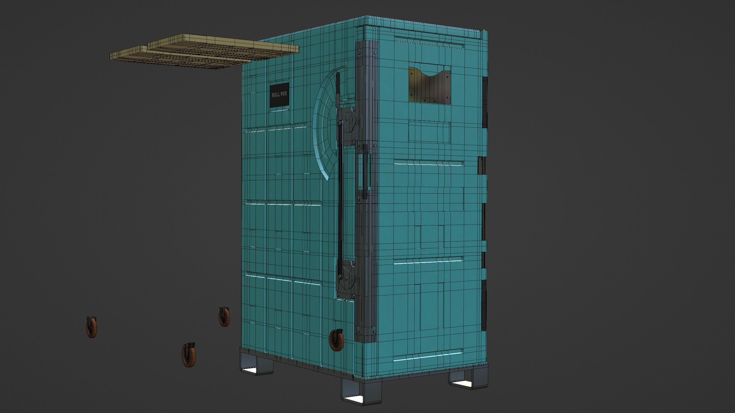 Insulated Container - ROLL 900 3D model_14