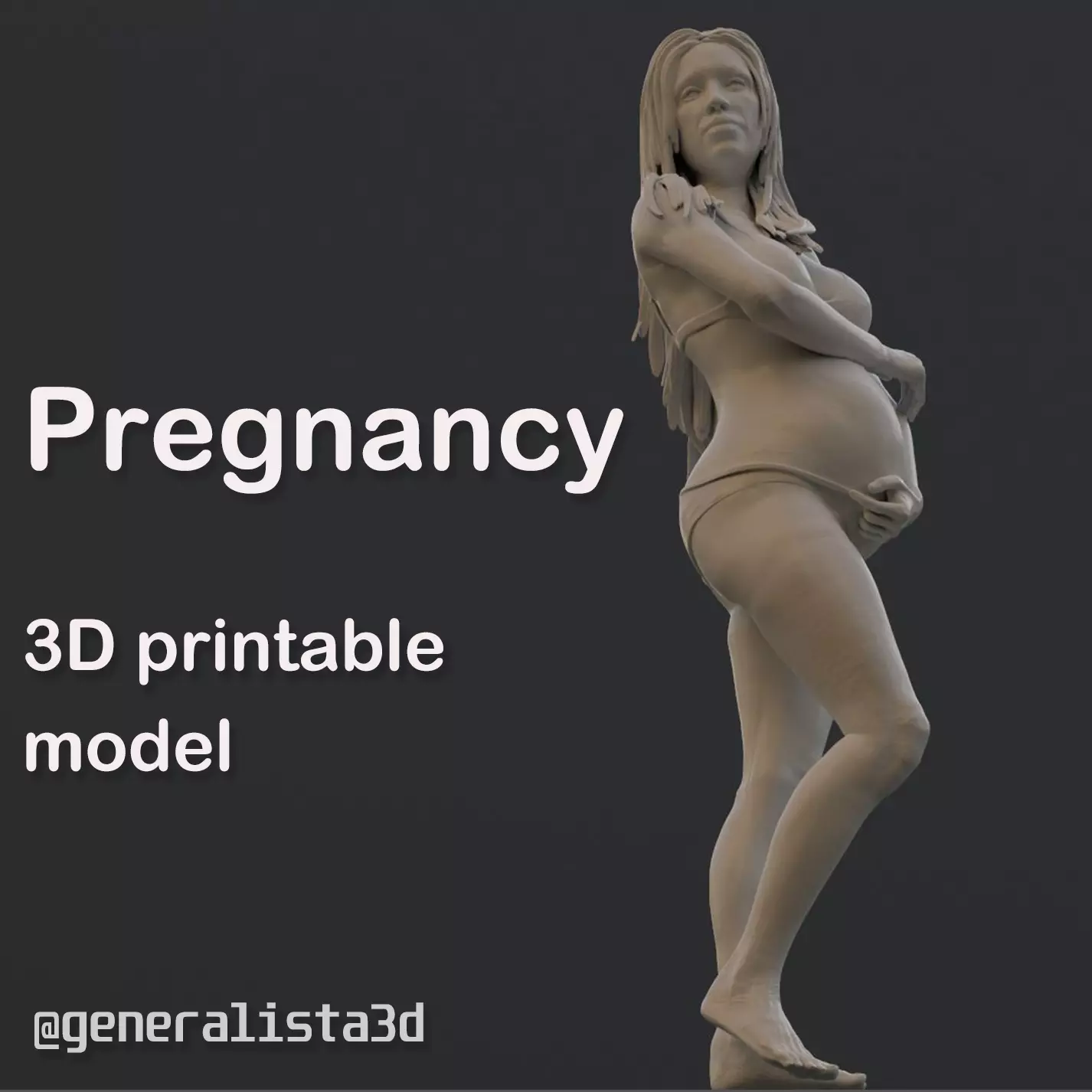 Pregnancy printable model 3D print model