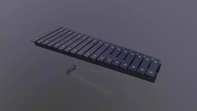 Glockenspiel 3D Model