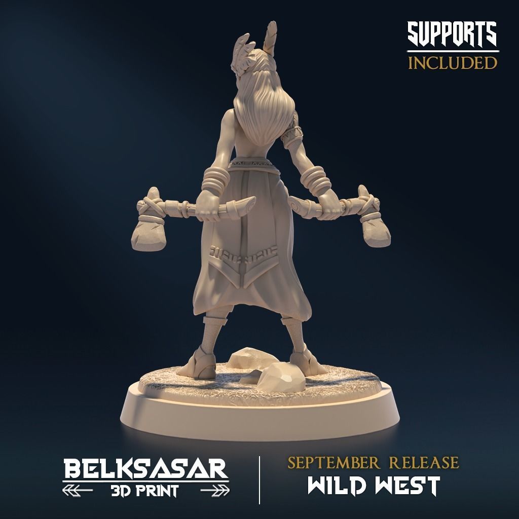 Protector of the Mother Earth C Nude 3D print model_1